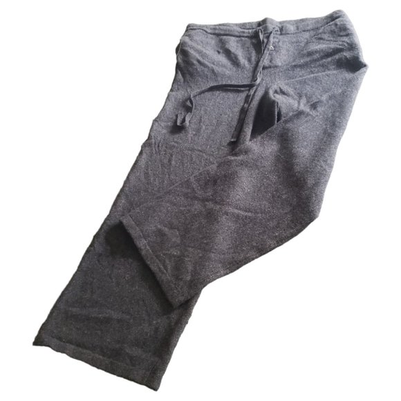 CT2300 Hammacher Schlmmer Men"s Dark Gray Cashmere Draw String Pant XXL - Picture 1 of 4